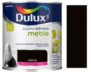 Dulux Szybka Odnowa Meble Czarny 0.75l