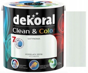 Farba Dekoral Clean&color Popielaty Zefir 2.5l