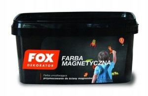 Fox Dekorator Farba Magnetyczna Czarna 0.75l