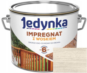 Jedynka Impregnat Drewna Z Woskiem Biały 2.5l