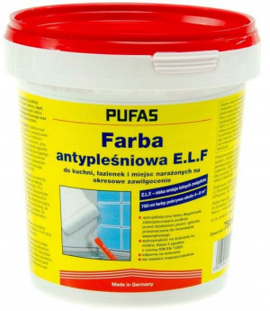 Pufas Farba Antypleśniowa Glony Pleśń Biała 750ml