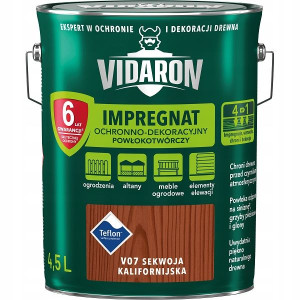 Vidaron Impregnat V07 Sekwoja Kalifornijska 4.5l