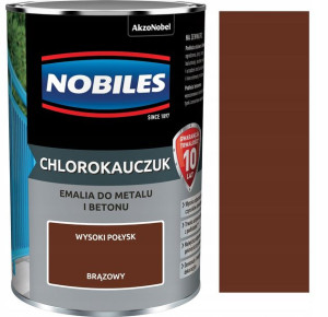 Nobiles Emalia Chlorokauczuk Brązowy 0.9l