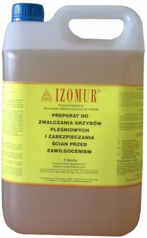 Izomur Preparat Środek Na Pleśń Wilgoć I Grzyby 5l