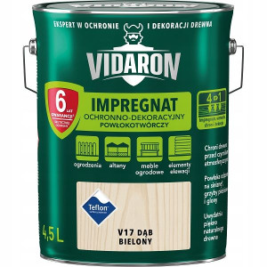 Vidaron Impregnat Powłokotwór V17 Dąb Bielony 4.5l
