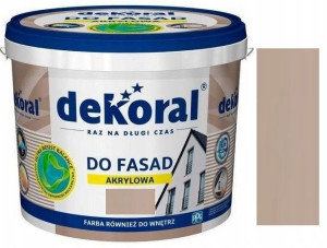 Dekoral Farba Fasadowa Polinit Kawowy 5l