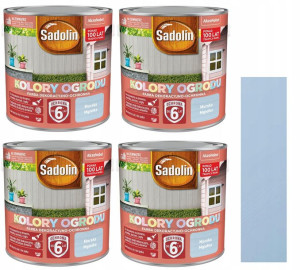 Sadolin Zestaw Kolory Ogrodu Morska Mgiełka 10l