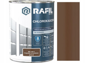 Rafil Chlorokauczuk Brąz Orzechowy 8011 0.9l