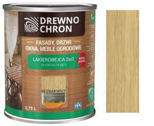 Drewnochron Lakierobejca 2w1 Bezbarwna 0.75l