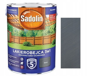 Sadolin Lakierobejca 3w1 Szary 5l