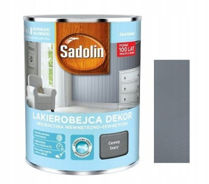 Sadolin Lakierobejca Dekor Ciemny Szary 1l