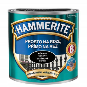 Hammerite Farba Na Rdzę Czarny Półmat 2.5l
