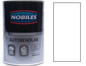 Nobiles Farba Do Metalu Autorenolak F-210 Biała 1l