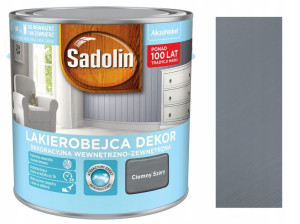 Sadolin Lakierobejca Dekor Ciemny Szary 2.5 L