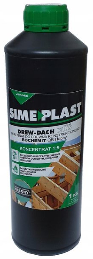 Drew-dach Impregnat Koncentrat 1:9 Zielony 1kg