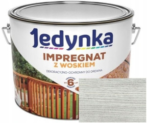Jedynka Impregnat Do Drewna Z Woskiem Szary 10l