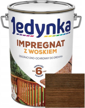 Jedynka Impregnat Drewna Z Woskiem Palisander 5l