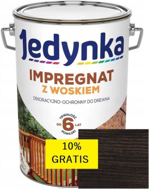 Jedynka Impregnat Drewna Heban 5l +10% Gratis