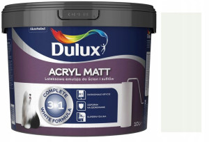 Dulux Farba Acryl Matt Matowa Biała 10l