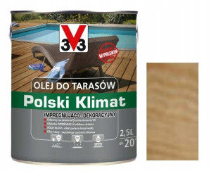 V33 Olej Do Tarasów Polski Klimat Bezbarwny 2.5l