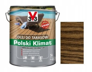 V33 Olej Do Tarasów Polski Klimat Palisander 5l