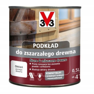 V33 Podkład Do Zszarzałego Drewna Odszarzacz 0.5l