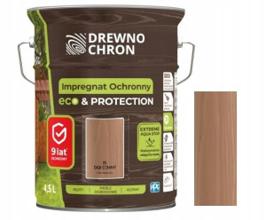 Drewnochron Impregnat Eco&pro Dąb Ciemny 4.5l