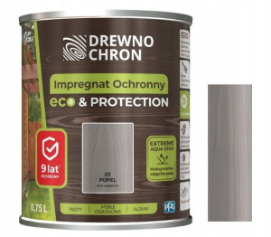 Drewnochron Impregnat Eco&protect Popiel 0.75l