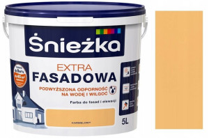 Śnieżka Extra Fasadowa Farba Elewacja Karmelowy 5l