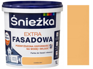 Śnieżka Extra Fasadowa Farba Elewacja Karmelowy 1l