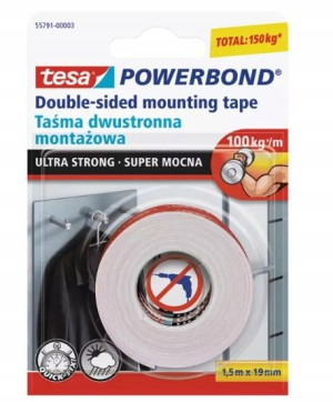 Tesa Taśma Dwustronna Super Mocna Powerbond