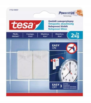 Tesa Gwóźdź Samoprzylepny Płytki,metal 2 Szt 2 Kg