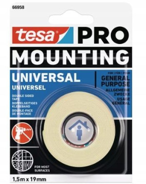 Tesa Taśma Montażowa Pro 1.5m X 19mm