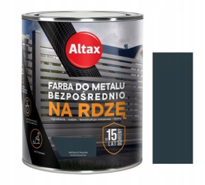 Altax Farba Do Metalu Na Rdzę Antracyt Połysk 0.75