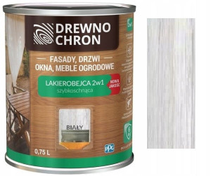 Drewnochron Lakierobejca 2w1 Biała 0.75l