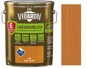 Vidaron Lakierobejca Do Drewna Dąb Jasny L20 4.5l