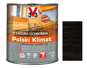 Lazura V33 Polski Klimat 7lat Heban 0.75l