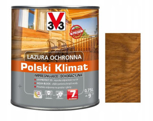 Lazura V33 Polski Klimat 7lat Dąb Jasny 0.75l