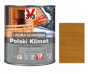Lazura V33 Polski Klimat 12lat Sosna Skandyn.0.75l