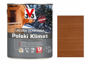 Lazura V33 Polski Klimat 12lat Sosna Oregońs. 2.5l