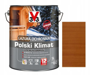 Lazura V33 Polski Klimat 12lat Dąb Złocisty 5l