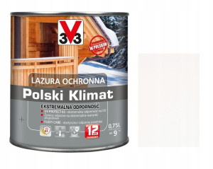 Lazura V33 Polski Klimat 12lat Biały Alpejski 0.75