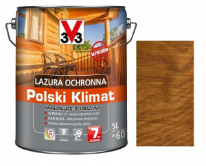 Lazura V33 Polski Klimat 7lat Dąb Jasny 5l