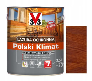 Lazura V33 Polski Klimat 7lat Mahoń 2.5l