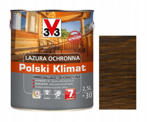Lazura V33 Polski Klimat 7lat Orzech 2.5l