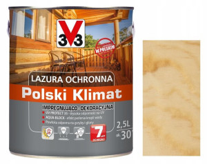 Lazura V33 Polski Klimat 7lat Bezbarwny 2.5l