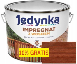 Jedynka Impregnat Drewna Mahoń 10l +10% Gratis