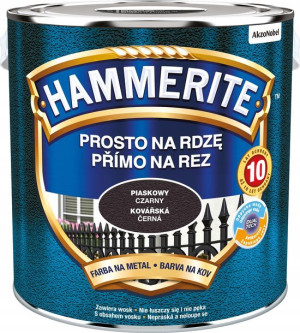 Hammerite Farba Na Rdzę Piaskowy Czarny 2.5 L