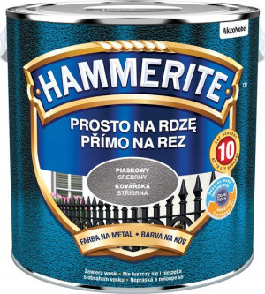 Hammerite Farba Na Rdzę Piaskowy Srebny 2.5l