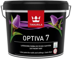 Tikkurila Farba Optiva Satin Matt 7 Biała 9l